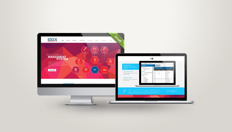 How Bright Colors in UI Design Increase Customer Engagement 2 IDOX Document management UIUX design