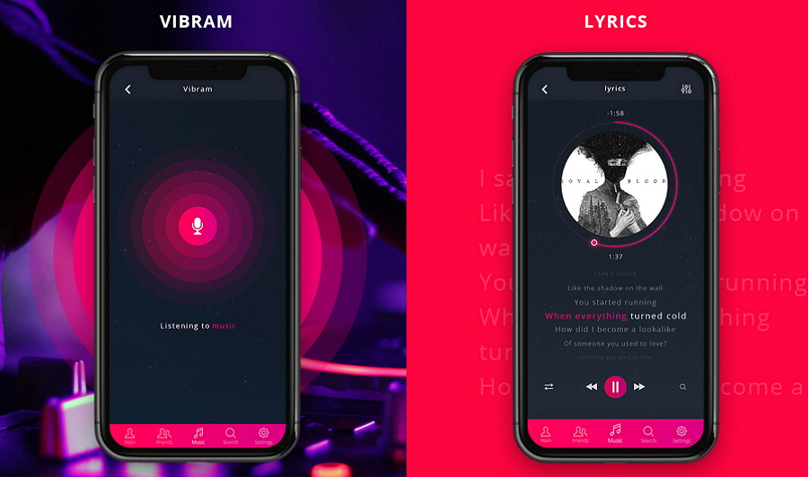 How Bright Colors in UI Design Increase Customer Engagement 3 Yono mp3 app
