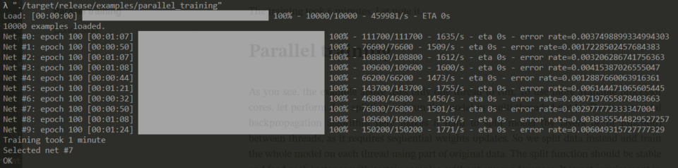 How to Speed Up Neural Network Training with Data Splitting 2 training took 1 minute